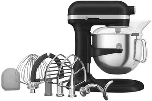 KitchenAid - 7 QT Black Matte Bowl-Lift Stand Mixer with Redesigned Premium Touchpoints - KSM70SNDXBM