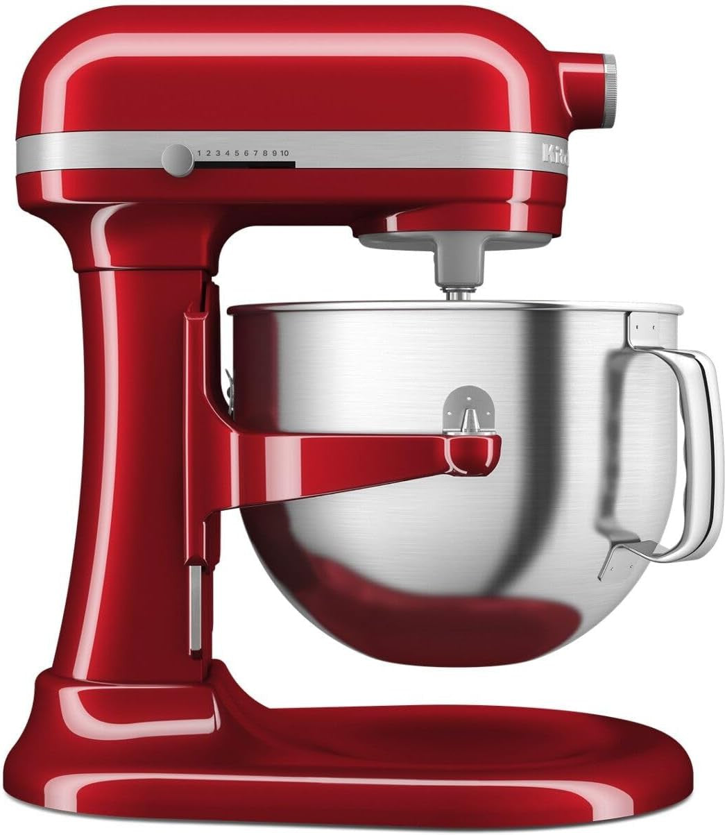 KitchenAid - 7 QT Bowl-Lift Stand Mixer Candy Apple Red - KSM70SKXXCA