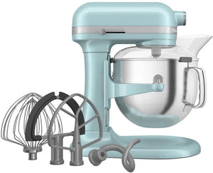 KitchenAid - 7 QT Mineral Water Blue Bowl-Lift Stand Mixer - KSM70SKXXMI