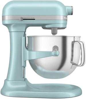 KitchenAid - 7 QT Mineral Water Blue Bowl-Lift Stand Mixer - KSM70SKXXMI