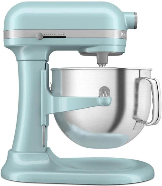 KitchenAid - 7 QT Mineral Water Blue Bowl-Lift Stand Mixer with Redesigned Premium Touchpoints - KSM70SNDXMI