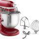 KitchenAid - 8 QT NSF Certified Commercial Series Empire Red Bowl-Lift Stand Mixer with Stainless Steel Bowl Guard - KSMC895ER