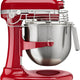 KitchenAid - 8 QT NSF Certified Commercial Series Empire Red Bowl-Lift Stand Mixer with Stainless Steel Bowl Guard - KSMC895ER