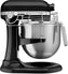 KitchenAid - 8 QT NSF Certified Commercial Series Onyx Black Bowl-Lift Stand Mixer with Stainless Steel Bowl Guard - KSMC895OB