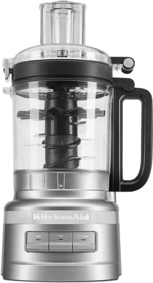 KitchenAid - 9 Cup Contour Silver Food Processor - KFP0921CU