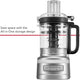 KitchenAid - 9 Cup Contour Silver Food Processor - KFP0921CU