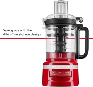 KitchenAid - 9 Cup Empire Red Food Processor - KFP0921ER