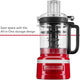 KitchenAid - 9 Cup Empire Red Food Processor - KFP0921ER