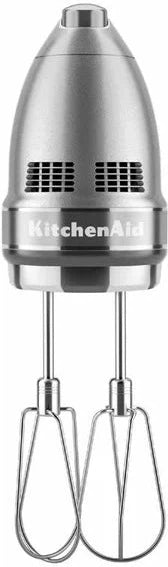 KitchenAid - 9-Speed Silver Hand Mixer Contour - KHM926CU