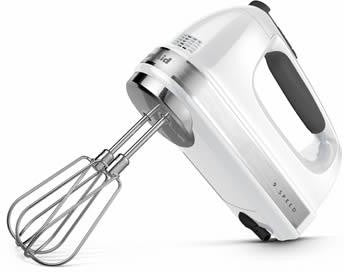 KitchenAid - 9-Speed White Hand Mixer - KHM926WH