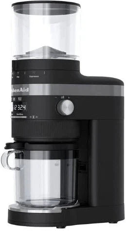 KitchenAid - Black Matte Burr Coffee Grinder - KCG8433BM