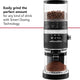 KitchenAid - Black Matte Burr Coffee Grinder - KCG8433BM