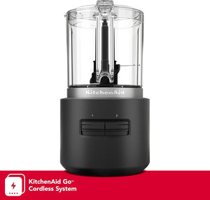 KitchenAid - Black Matte Cordless Food Chopper - Battery Included - KFCR531BM