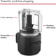 KitchenAid - Black Matte Cordless Food Chopper - Battery Included - KFCR531BM