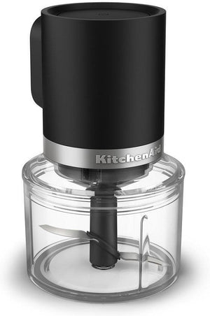 KitchenAid - Black Matte Cordless Top Down Chopper - Battery Sold Separately - KTCR350BM