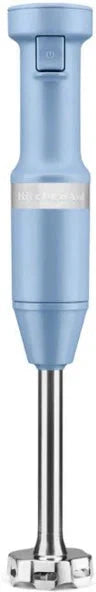 KitchenAid - Blue Velvet Cordless Variable Speed Hand Blender with Chopper and Whisk Attachment - KHBBV83VB