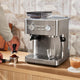 KitchenAid - Brushed Stainless Steel Semi-Automatic Espresso Machine with Burr Grinder - KES6551SX