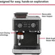 KitchenAid - Cast Iron Black Semi-Automatic Espresso Machine with Burr Grinder - KES6551BK