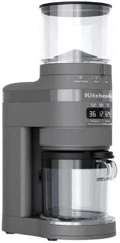 KitchenAid - Charcoal Grey Burr Coffee Grinder Matte - KCG8433DG