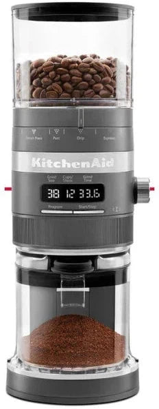 KitchenAid - Charcoal Grey Burr Coffee Grinder Matte - KCG8433DG