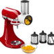 KitchenAid - Food Grinder + Fresh Prep Slicer/Shredder Attachment Bundle - KSM2VSGA