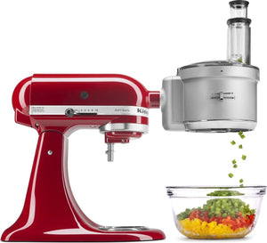 KitchenAid - Food Processor Attachment with Commercial Style Dicing Kit - KSM2FPA