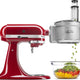 KitchenAid - Food Processor Attachment with Commercial Style Dicing Kit - KSM2FPA