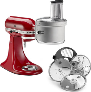 KitchenAid - Food Processor Attachment with Commercial Style Dicing Kit - KSM2FPA