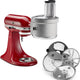 KitchenAid - Food Processor Attachment with Commercial Style Dicing Kit - KSM2FPA