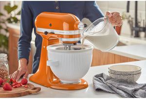 KitchenAid - Ice Cream Maker Stand Mixer Attachment - KSMICM