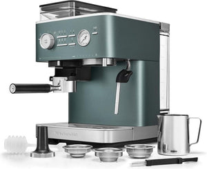 KitchenAid - Juniper Semi-Automatic Espresso Machine with Burr Grinder - KES6551JP