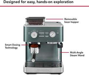 KitchenAid - Juniper Semi-Automatic Espresso Machine with Burr Grinder - KES6551JP