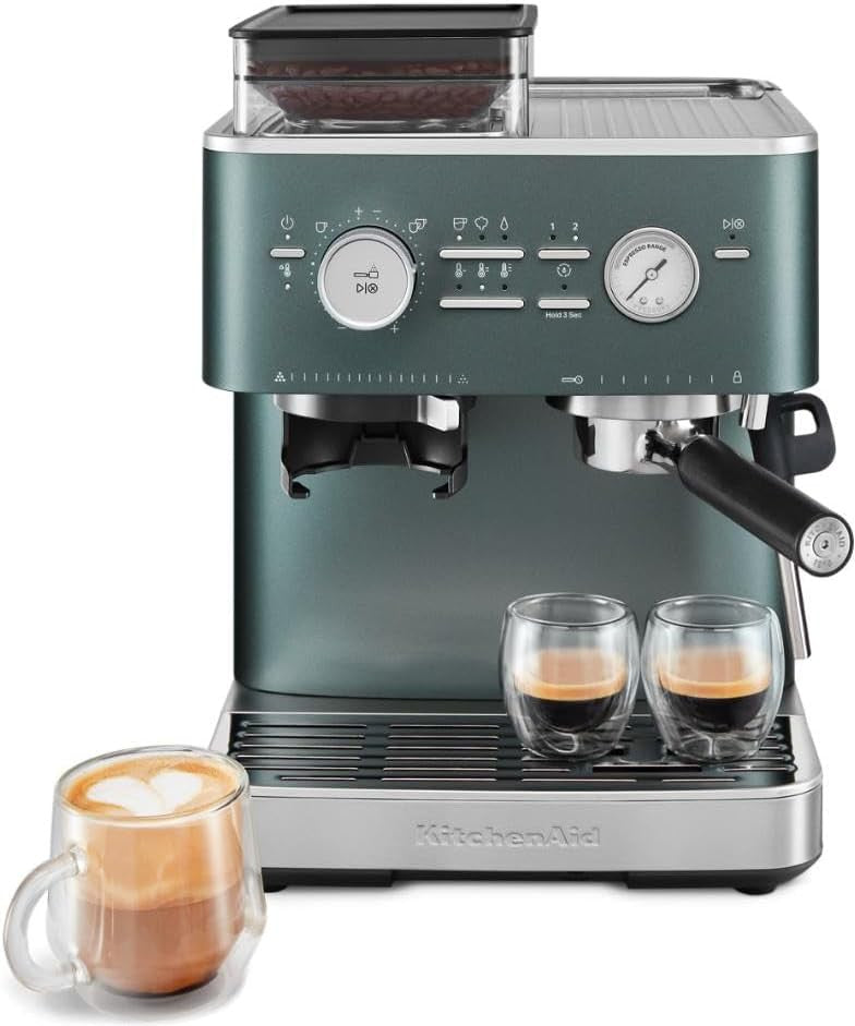 KitchenAid - Juniper Semi-Automatic Espresso Machine with Burr Grinder - KES6551JP