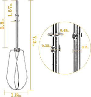 KitchenAid - Stainless Steel Turbo Beater - KHM2B