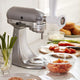 KitchenAid - Stand Mixer Food Grinder Attachment - KSMFGA