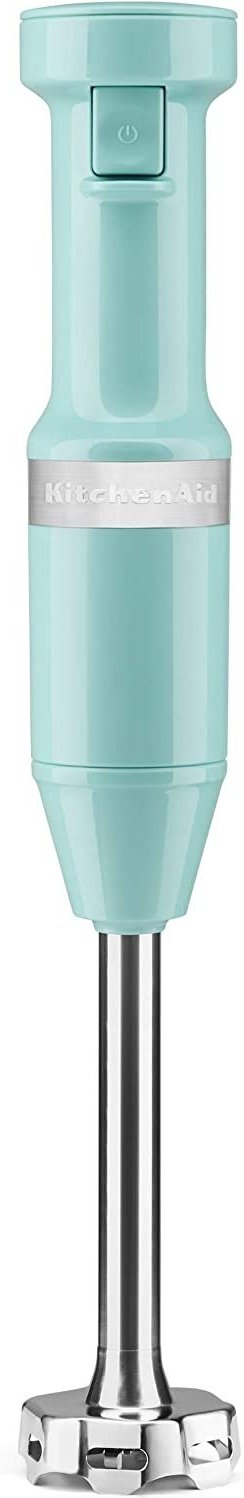 KitchenAid - Variable Speed Corded Hand Blender Aqua Sky - KHBV53AQ