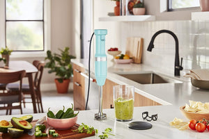 KitchenAid - Variable Speed Corded Hand Blender Aqua Sky - KHBV53AQ