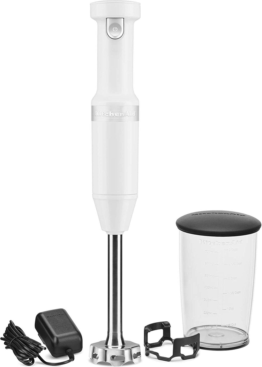 KitchenAid - Variable Speed Cordless Hand Blender White - KHBBV53WH