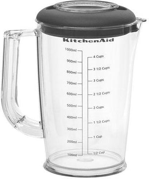 KitchenAid - Variable Speed Cordless Hand Blender with Accessories Black Matte - KHBBV83BM