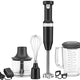 KitchenAid - Variable Speed Cordless Hand Blender with Accessories Black Matte - KHBBV83BM