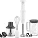 KitchenAid - White Cordless Variable Speed Hand Blender with Chopper and Whisk Attachment - KHBBV83WH