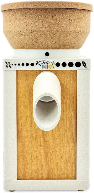 KoMo Mills - KoMo Mio Eco Plus White/Natural Electric Grain Mill with Beechwood & Arboblend Housing - 02054