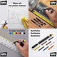 Listo - Black Marking Pencil Writes on Any Surface, 12/Bx - 1620BBK