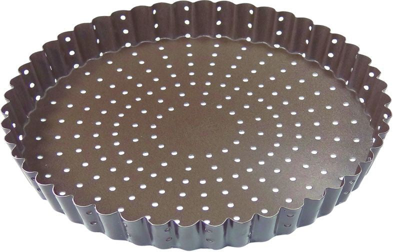 Louis Tellier - 10.23" Non-Stick Perforated Fluted Tart Mould - 226335