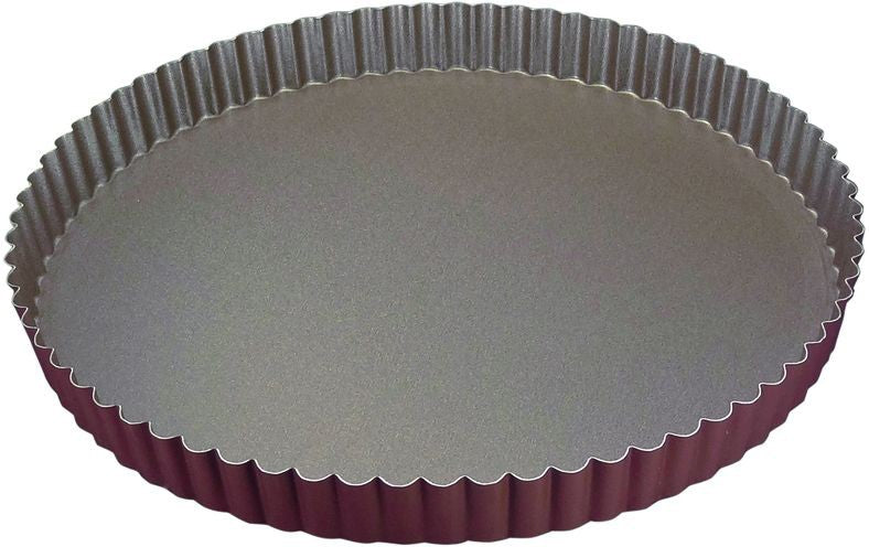 Louis Tellier - 10.23" Non-Stick Round Fluted Tart Mould - 226332