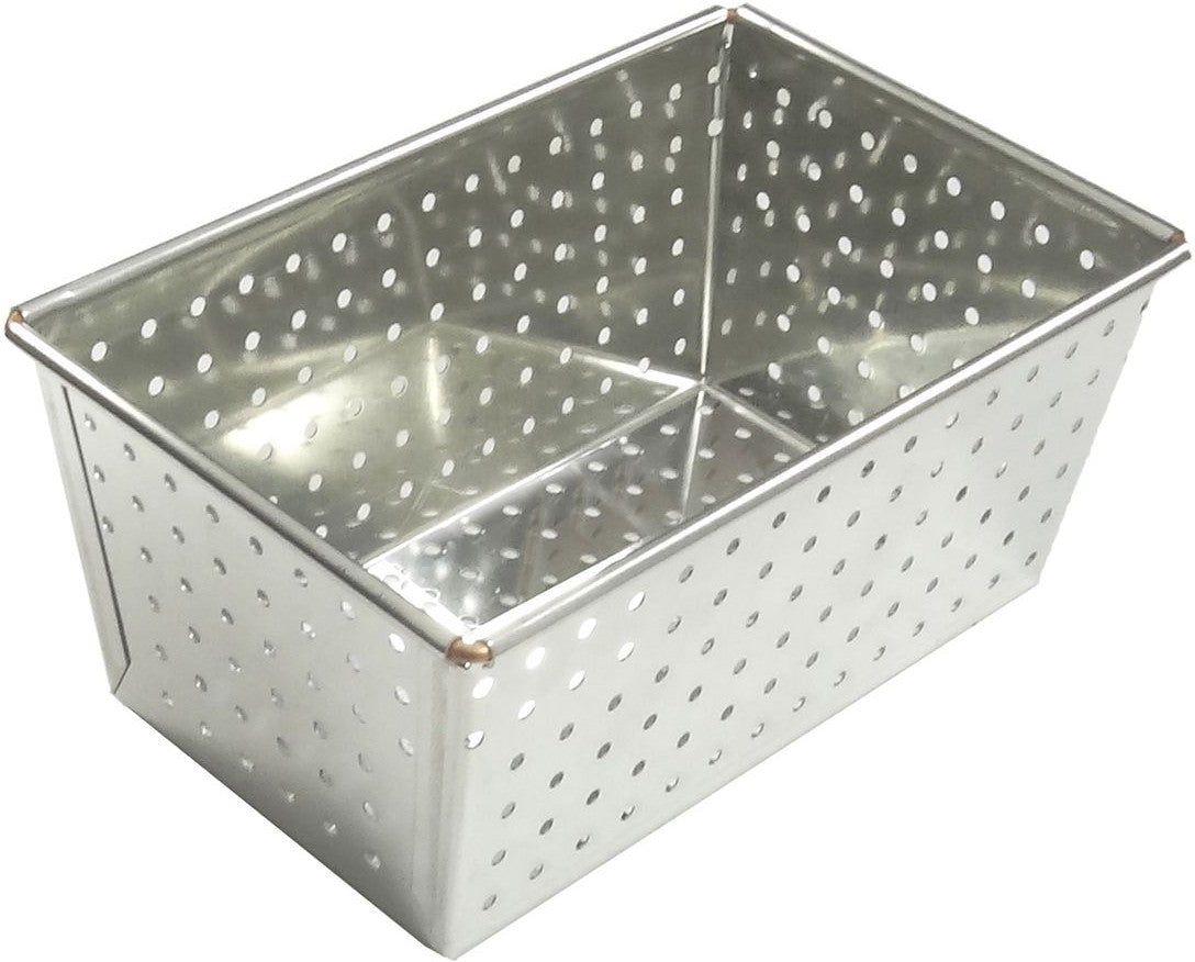 Louis Tellier - 10.62" x 5.66" x 3.14" Tin Plate Perforated Bread Pan - 123690