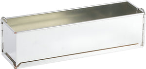 Louis Tellier - 11.81" x 3.14" x 3.14" Tin Plate Springform Long Loaf Pan With Removable Bottom - 119710