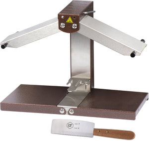 Louis Tellier - 120V Brown Brézière® Signatures Appareil à Raclette Machine With Raclette Knife - BREZ02 (BREZ02C)