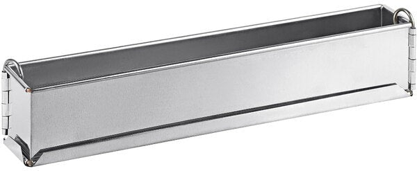 Louis Tellier - 19.68" x 1.57" x 2.36" Tin Plate Springform Long Loaf Pan With Removable Bottom (Mini) - 119440