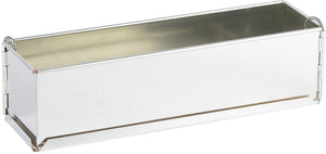 Louis Tellier - 19.68" x 3.14" x 3.14" Tin Plate Springform Long Loaf Pan With Removable Bottom - 119740